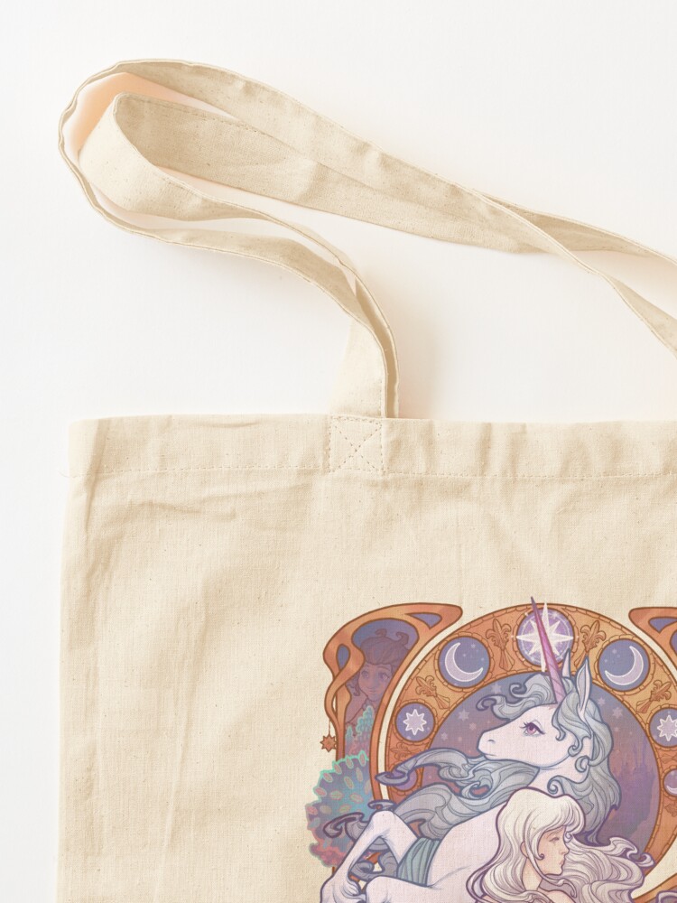 Tote Bag, Lady Amalthea - The Last Unicorn designed and sold by Medusa Dollmaker