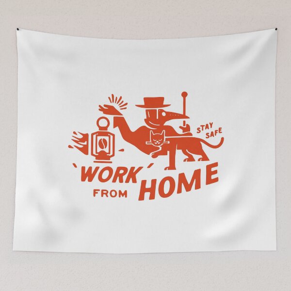 Item preview, Stay Safe - Work From Home designed and sold by nelologi.