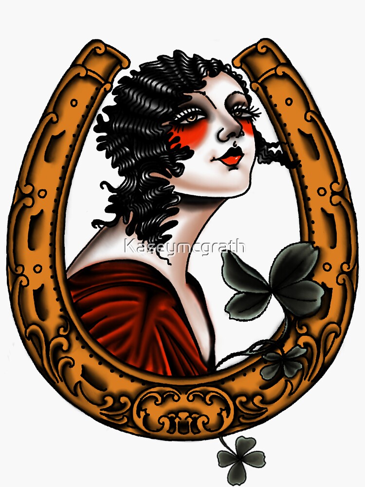"Lady Luck Sticker" Sticker by Kaseymcgrath Redbubble