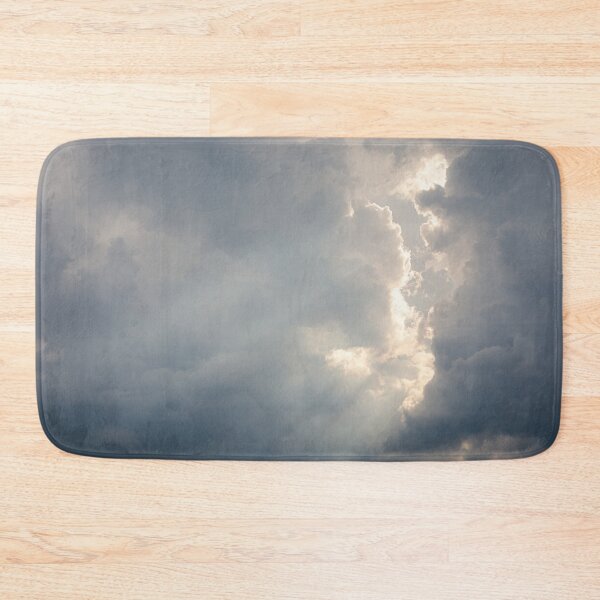 Item preview, Sunbeam between storm clouds cloudscape sky designed and sold by Juhku.
