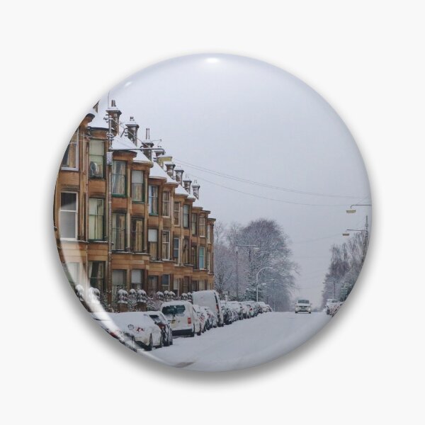 Item preview, Glasgow Tenements South Side Winter Snow designed and sold by MoAndPaul-.