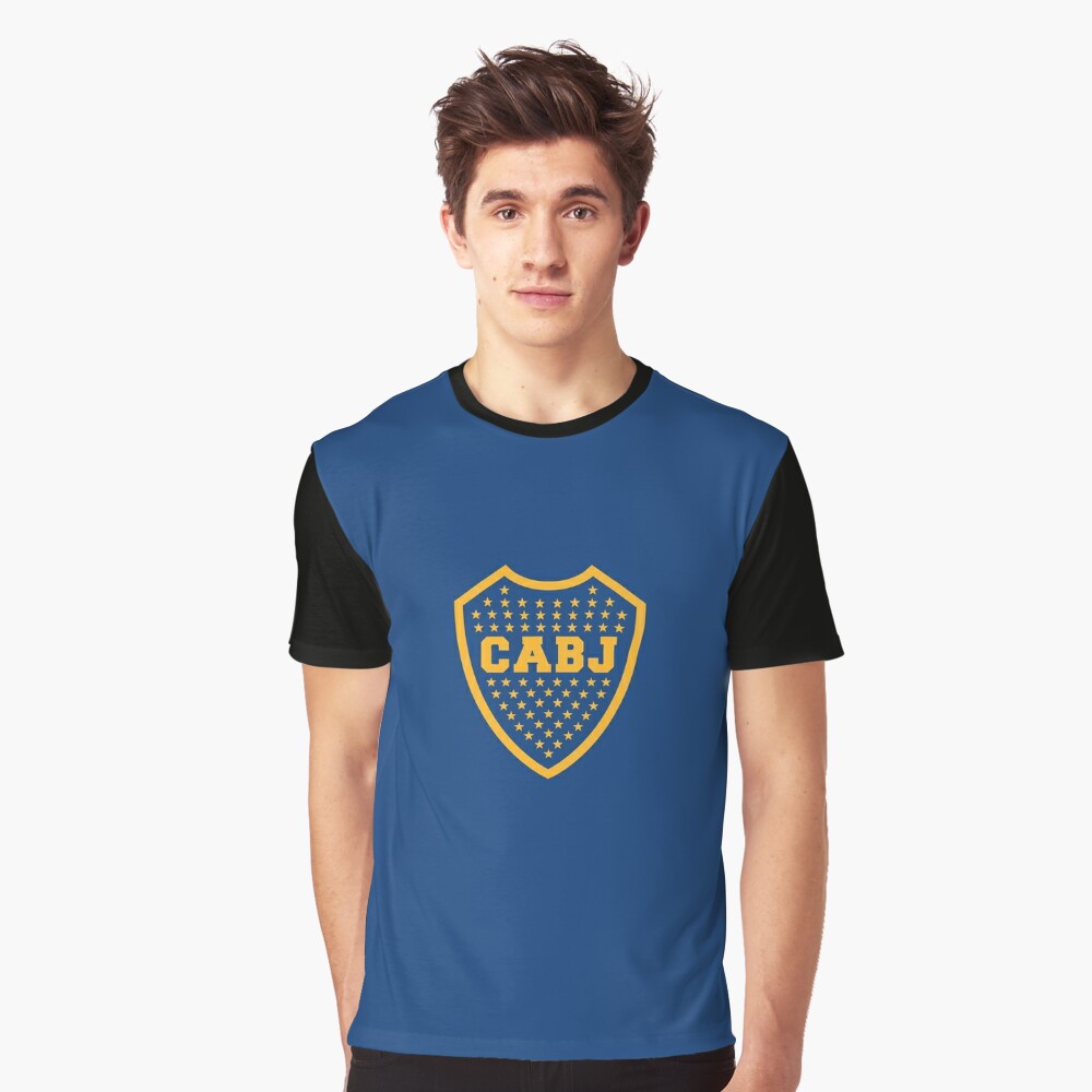 Boca Juniors Argentina retro badge t shirt camiseta