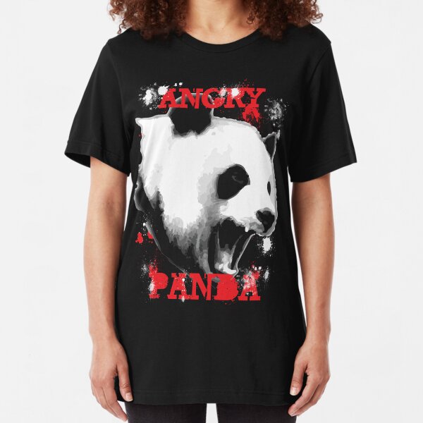 Angry Panda Slim Fit T-Shirt