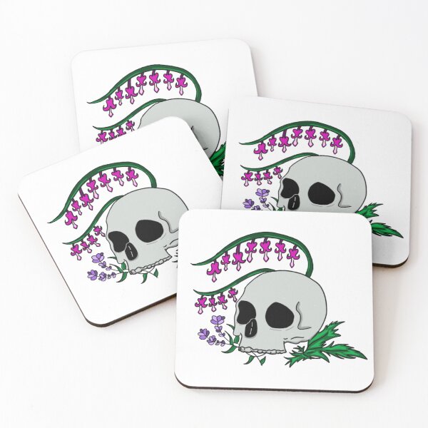 Item preview, Flower Skull designed and sold by PoindexterWorks.