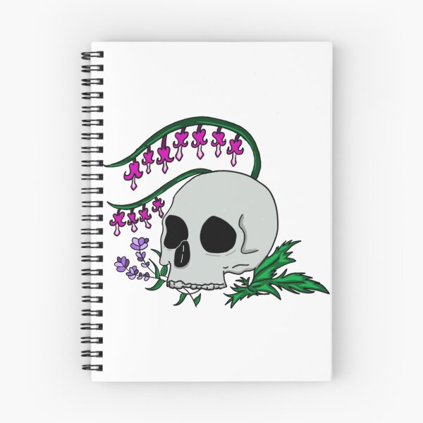 Item preview, Flower Skull designed and sold by PoindexterWorks.