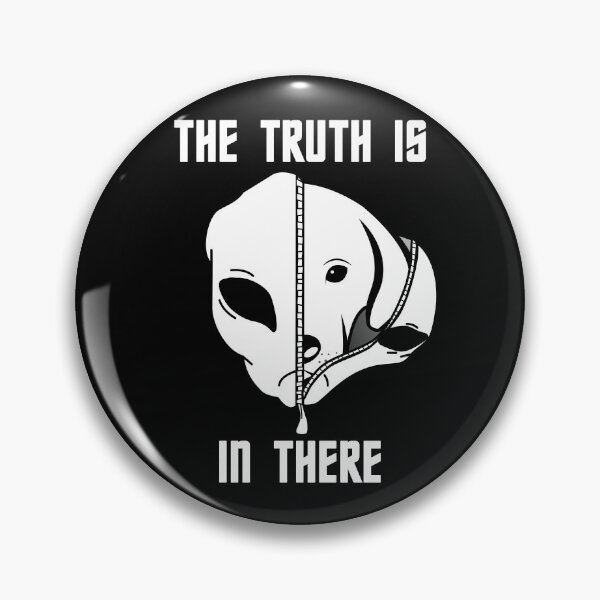 Item preview, The truth is in there - dog in alien designed and sold by NerdySherds.