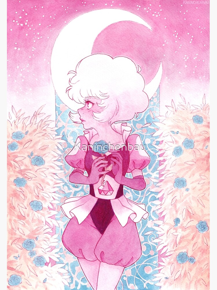 Pink Diamond (Watercolor) by Kaninchenbau