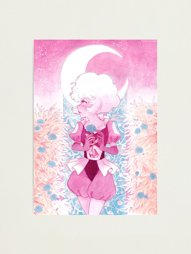 Alternate view of Pink Diamond (Watercolor) Photographic Print