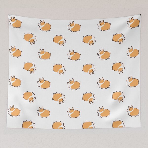 Item preview, Chubby Corgi dog pattern designed and sold by MindChirp.
