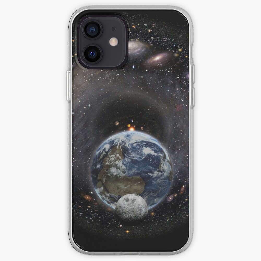 Earth, Moon and the Universe! iPhone Case