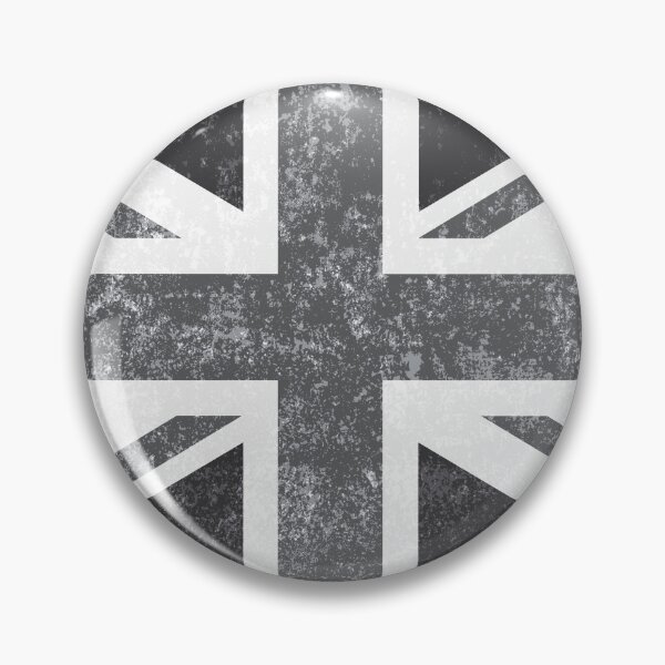 Item preview, Union Jack Vintage Grayscale - United Kingdom Flag  designed and sold by MagicBoutique.