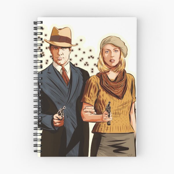 Item preview, Bonnie and Clyde - An illustration by Paul Cemmick designed and sold by TIGERDAVER.