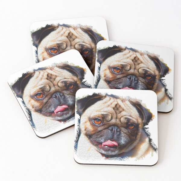 Aperçu de l'œuvre Cute little Pug créée et vendue par Rostislav Bouda.