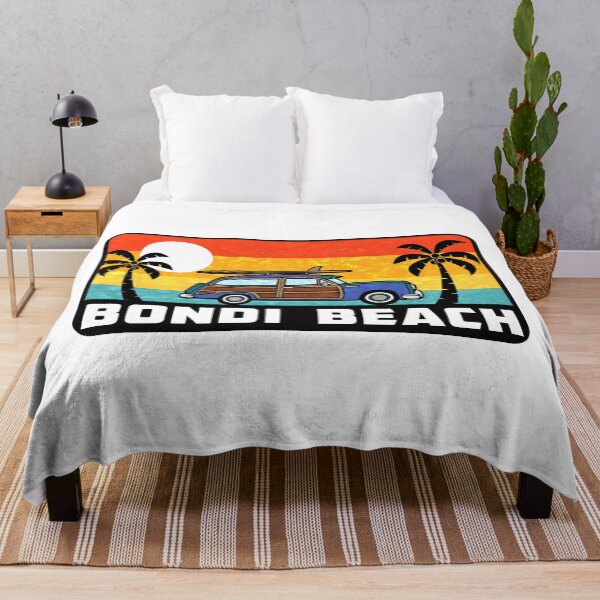 Item preview, Bondi Beach New South Wales Surfing Australia Woodie Surf Surfer Surfboard designed and sold by DESTINATIONS DECAL.