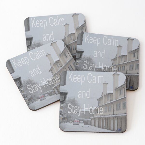 Item preview, Keep Calm and Stay Home designed and sold by WilWil-G.