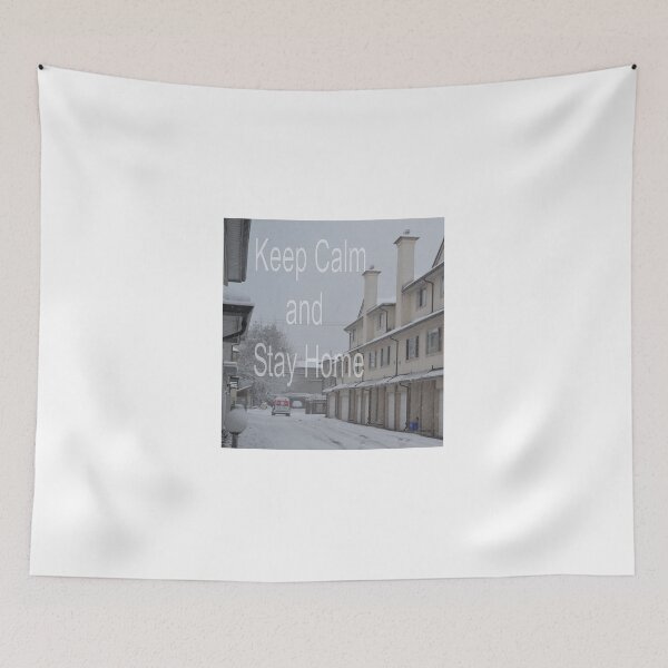 Item preview, Keep Calm and Stay Home designed and sold by WilWil-G.