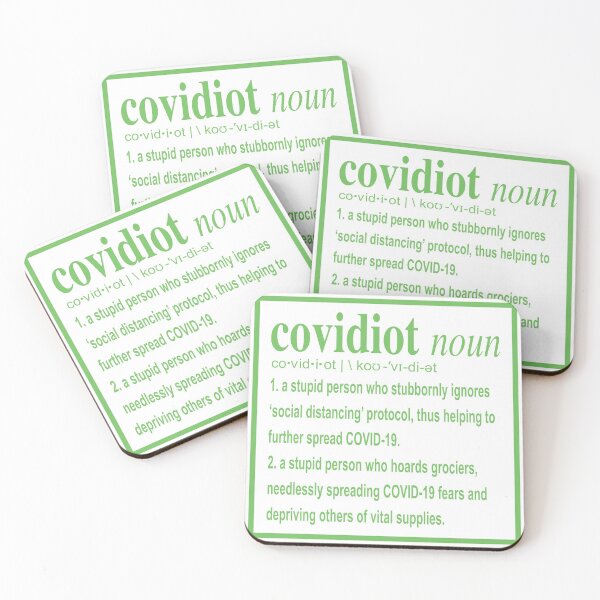 Item preview, Don't Be a COVIDIOT designed and sold by Warrior Veteran Clothing.