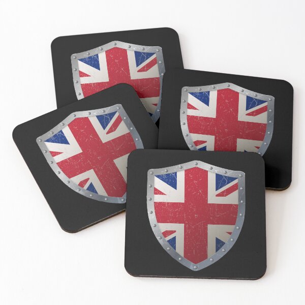 Item preview, Old Shield United Kingdom Flag - Union Jack UK Flag designed and sold by MagicBoutique.