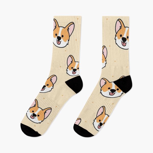 Item preview, Cute Corgi puppy smiling pattern designed and sold by MindChirp.
