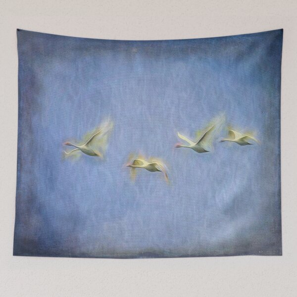 Item preview, Swans Migrating  Art designed and sold by Londonimages.