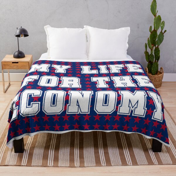 Item preview, Epidemic vs Capitalism - Satirical USA Corona Lettering "My Life For The Economy" designed and sold by Urban-Lettering.