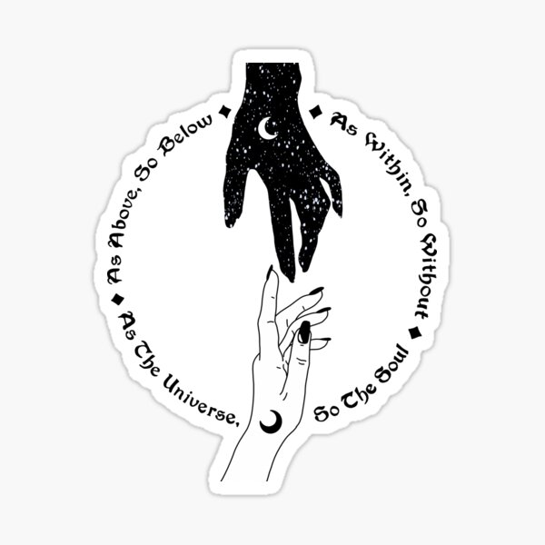 As Above So Below Stickers for Sale  Redbubble