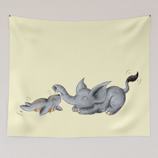 Item preview, Baby Elephant Buddies designed and sold by KOKeefeArt.