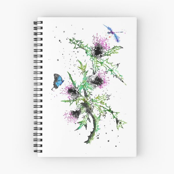 Item preview, Scottish Thistle, watercolor Scottish Thistle designed and sold by Rosaliartbook.