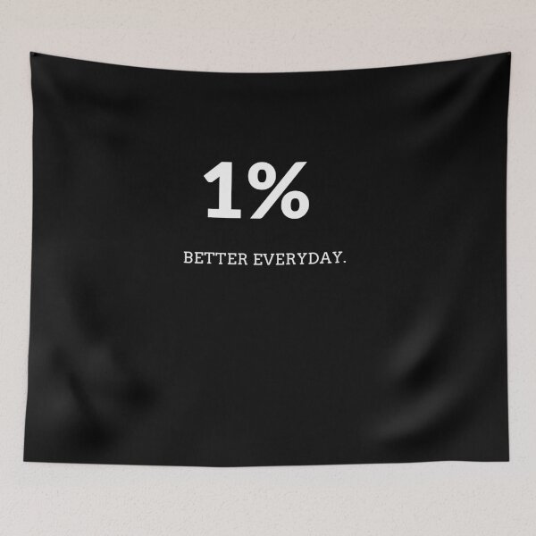 Item preview, 1% Better Everyday designed and sold by AnotherPill.