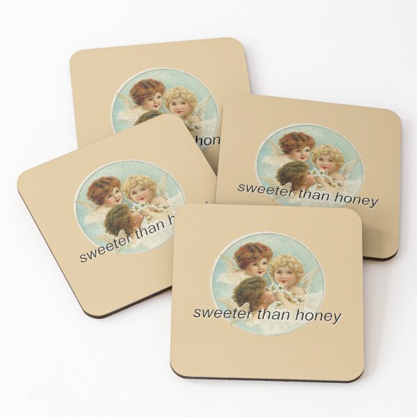 Item preview, Sweeter Than Honey Quote with Angels designed and sold by AngelicSouls.