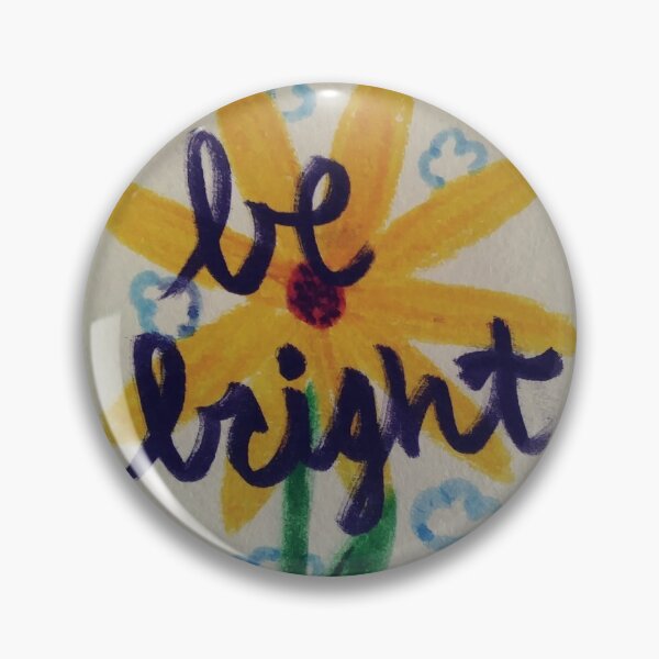 Item preview, Be Bright Flower Sky Drawing designed and sold by lovebubbles5.