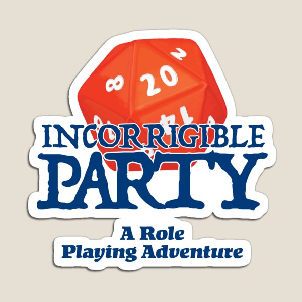 A Role Playing Adventure - Text logo Magnet