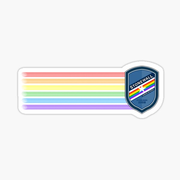 Stonewall Crest & Rainbow Sticker