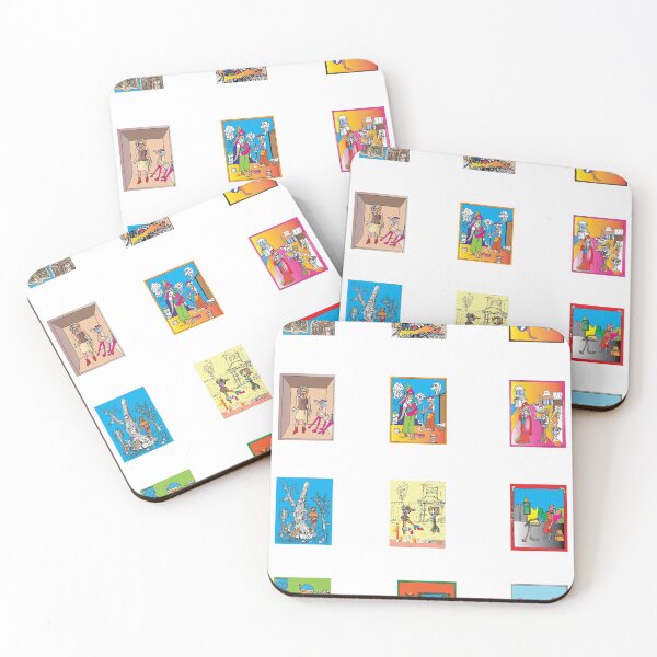 Item preview, Story Book Postage Stamp Stickers, TeresaTown at Redbubble 2020 designed and sold by Mark Stansberry.