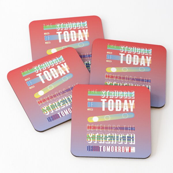Item preview, The struggle of today develops the strength of tomorrow designed and sold by quotesonposters.