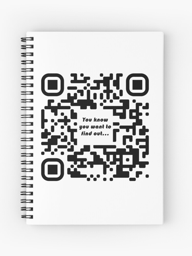 Rick Roll QR Code - Scan For Free Drinks - Rick Astley - Magnet