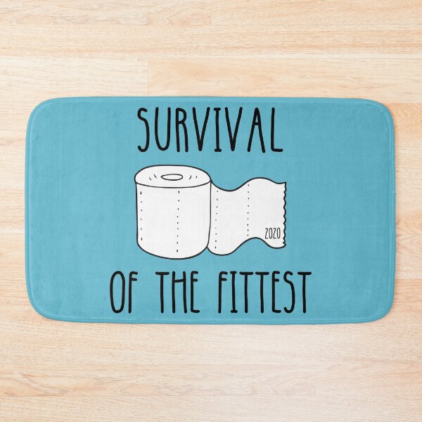 Item preview, Survival of the Fittest - Toilet paper crisis T-shirt designed and sold by DebbieT68.