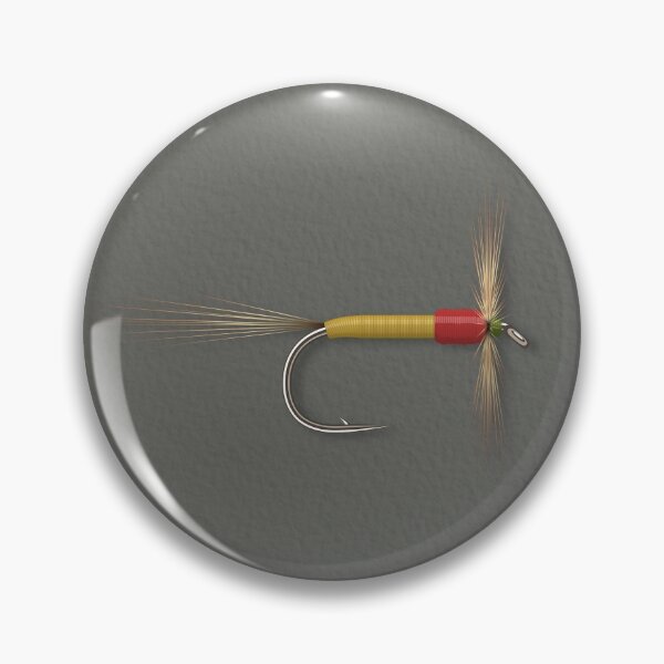 Item preview, Fishing fly with yellow, red, and green designed and sold by William Fehr.