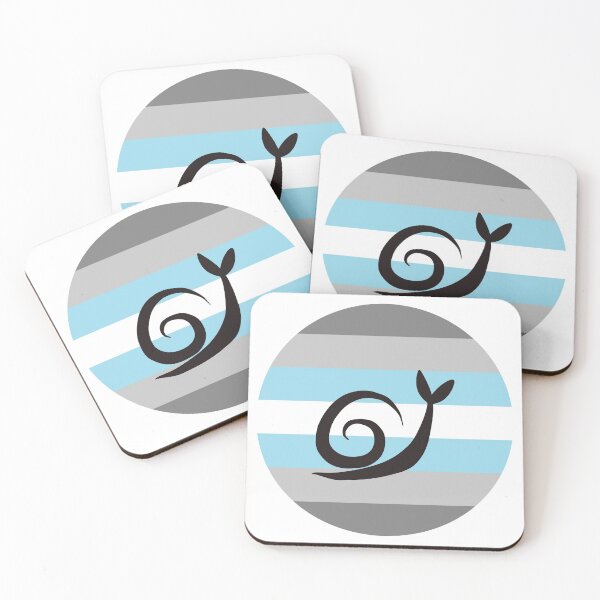 Item preview, Demiboy Minimalist Pride Snail Logo designed and sold by PrideSnails.