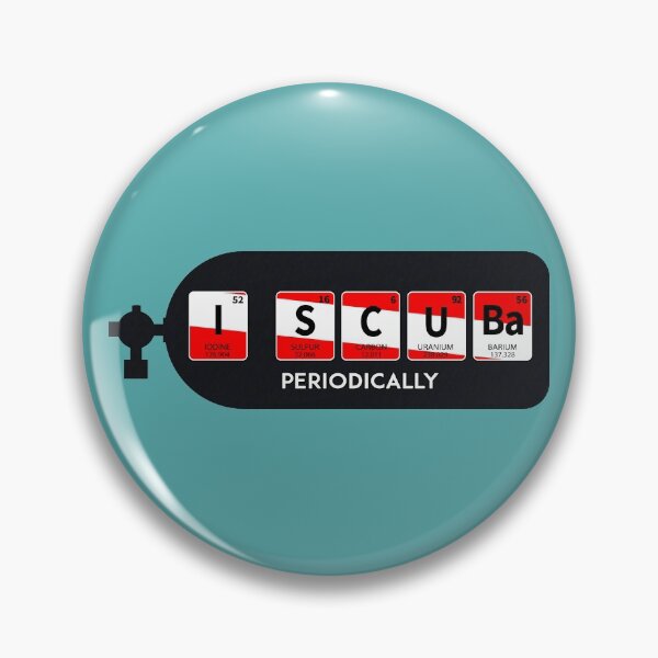 Item preview, I Scuba Periodically, on a tank silhouette with elements designed and sold by RandizzleDesign.