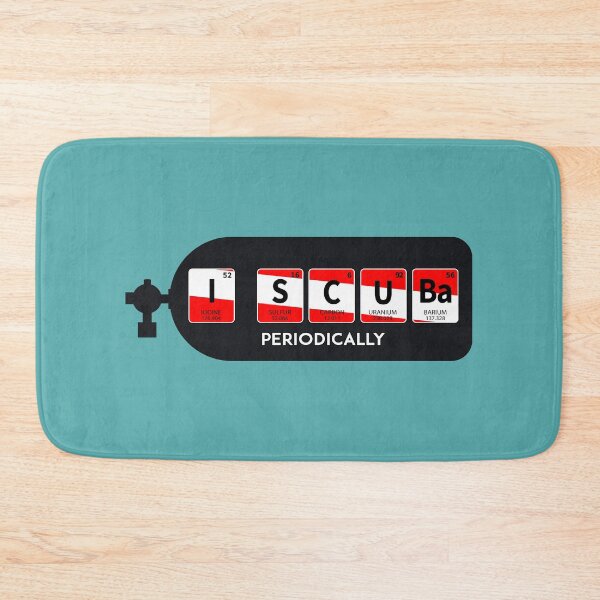 Item preview, I Scuba Periodically, on a tank silhouette with elements designed and sold by RandizzleDesign.