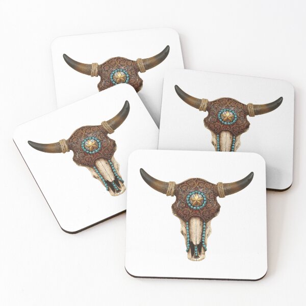 Item preview, Brown Skull Boho. Bull Boho, Bull designed and sold by Khalu.
