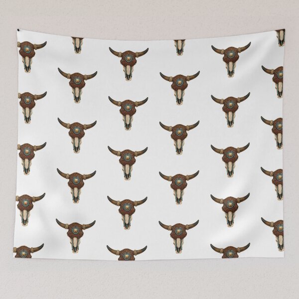 Item preview, Brown Skull Boho. Bull Boho, Bull designed and sold by Khalu.