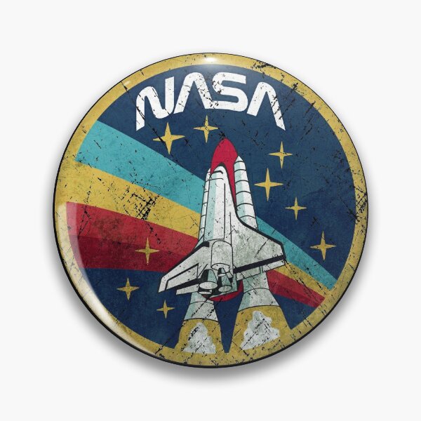 Nasa Vintage Colors V01 Badge