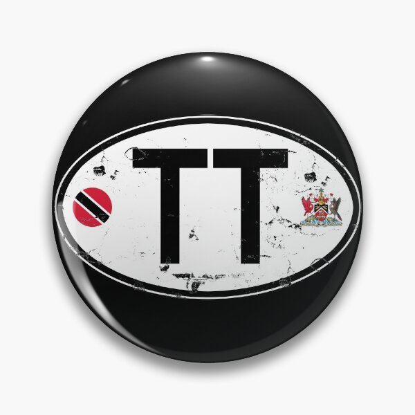 Item preview, Trinidad and Tobago Oval Country Code Decal designed and sold by rogue-design.