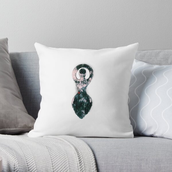 Hematitie Goddess Throw Pillow