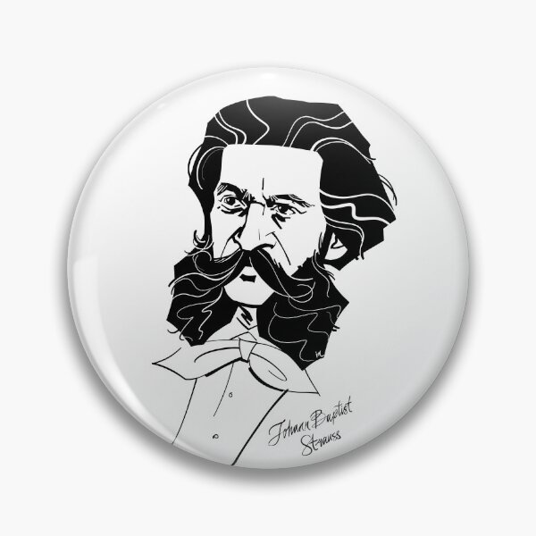 Item preview, Johann Strauss Jr. designed and sold by Irina Ivanova.