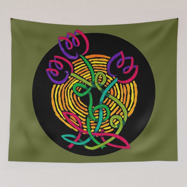 Item preview, Celtic Tulips designed and sold by cuprum.