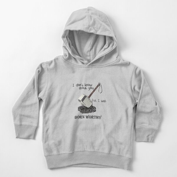 Born worthy Toddler Pullover Hoodie
