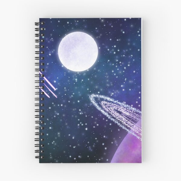 Item preview, Meteor Shower on Full Moon Night designed and sold by paintedkat.
